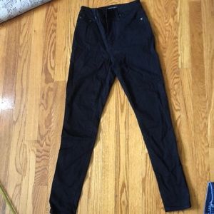 Black banana republic high rise skinny jeans